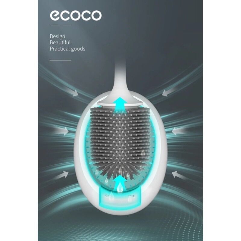 Chổi cọ vệ sinh ecoco kèm miếng dán