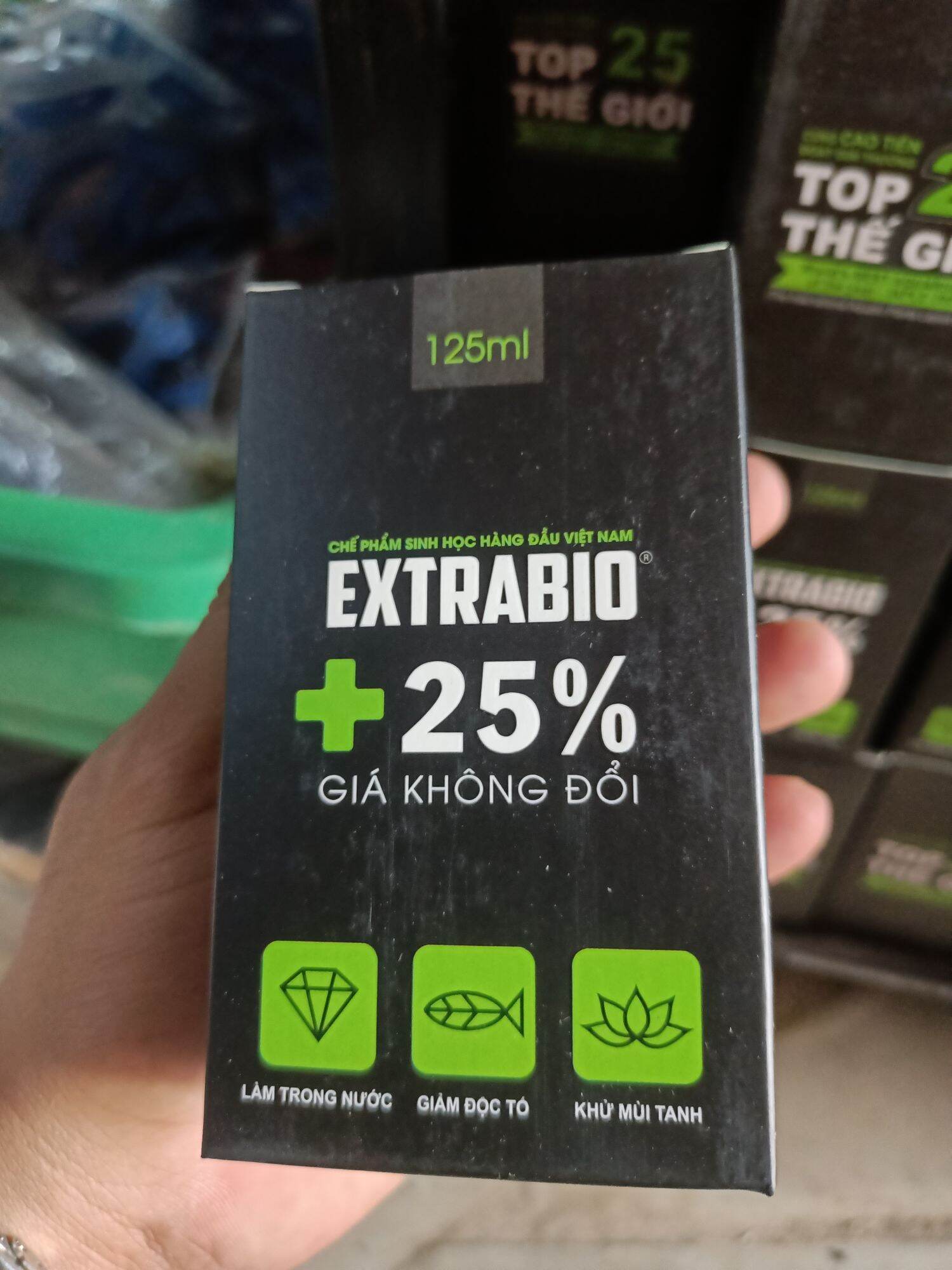 EXTRABIO , VI SINH EXTRABIO LÀM TRONG NƯỚC ( CHAI 125ML )