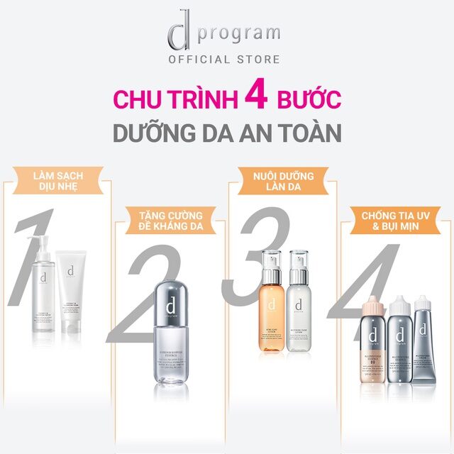 Sữa rửa mặt tạo bọt dưỡng da Essence Cleansing Foam d program 120g