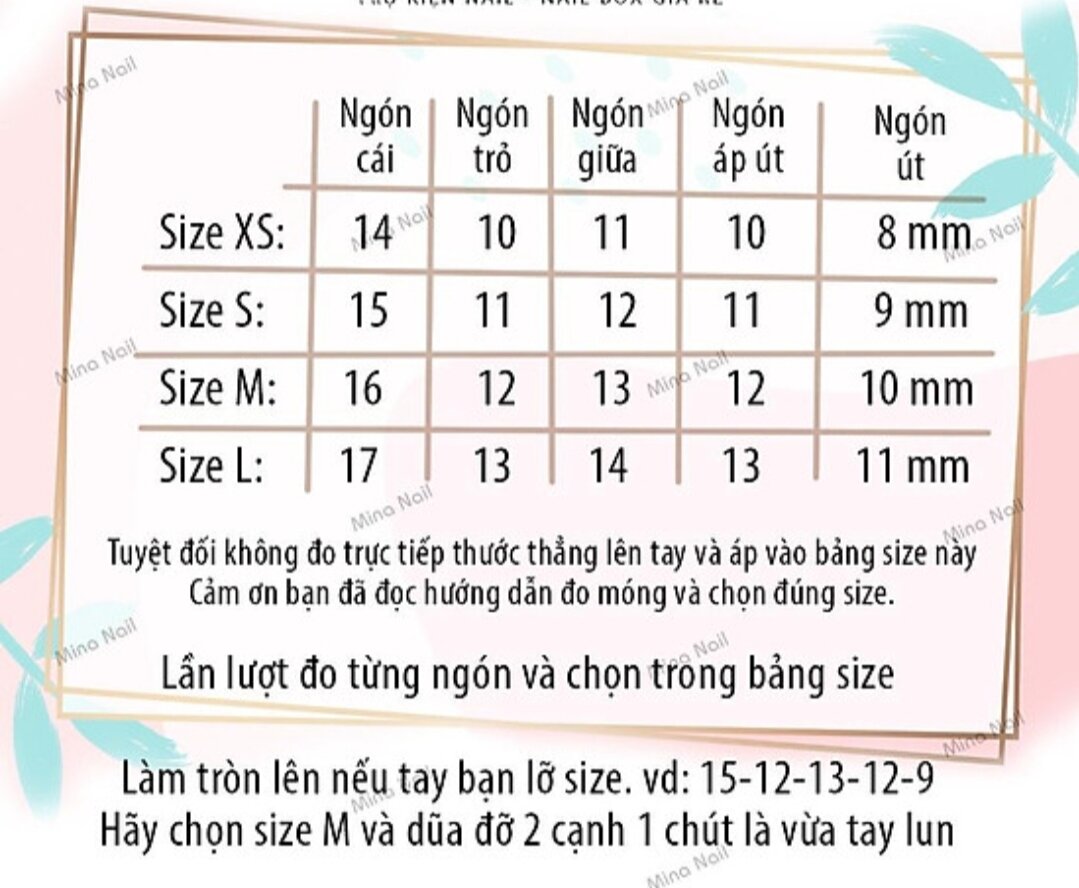Nail box thiết kế theo yêu cầu - C347