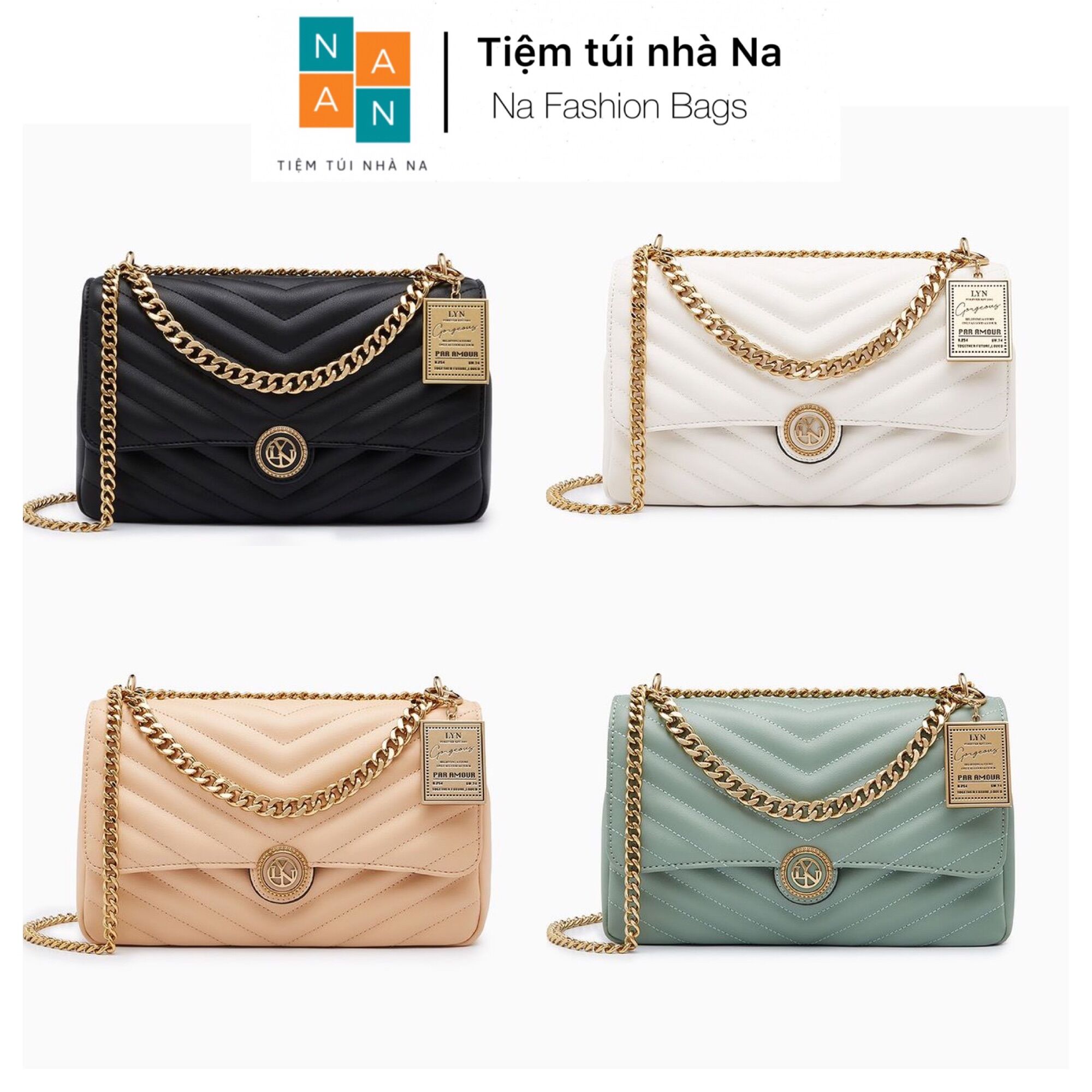 Lyn isabel l| tiệm túi nhà na| 4 màu sắc