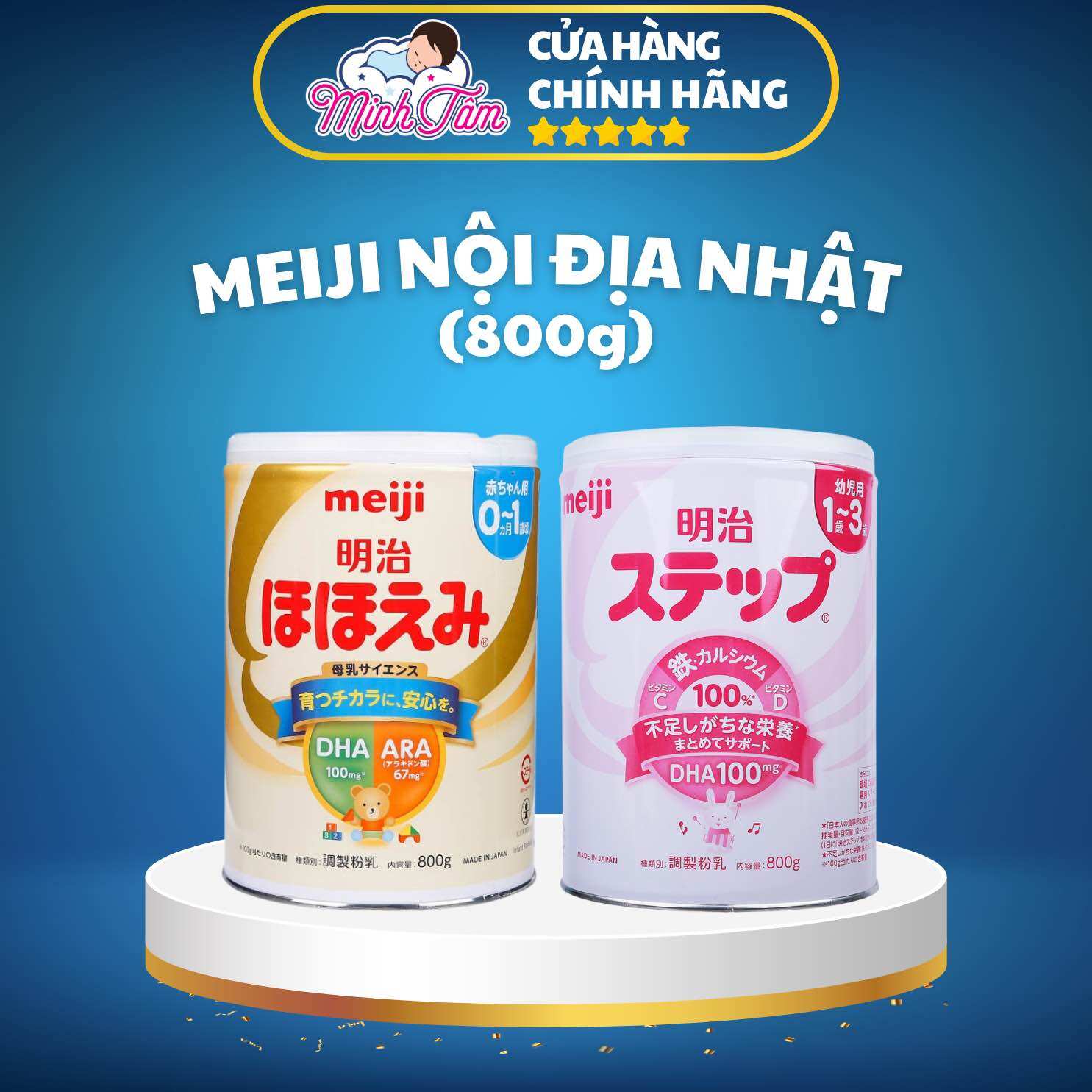 Sữa bột meiji nội địa số 0 và số 9