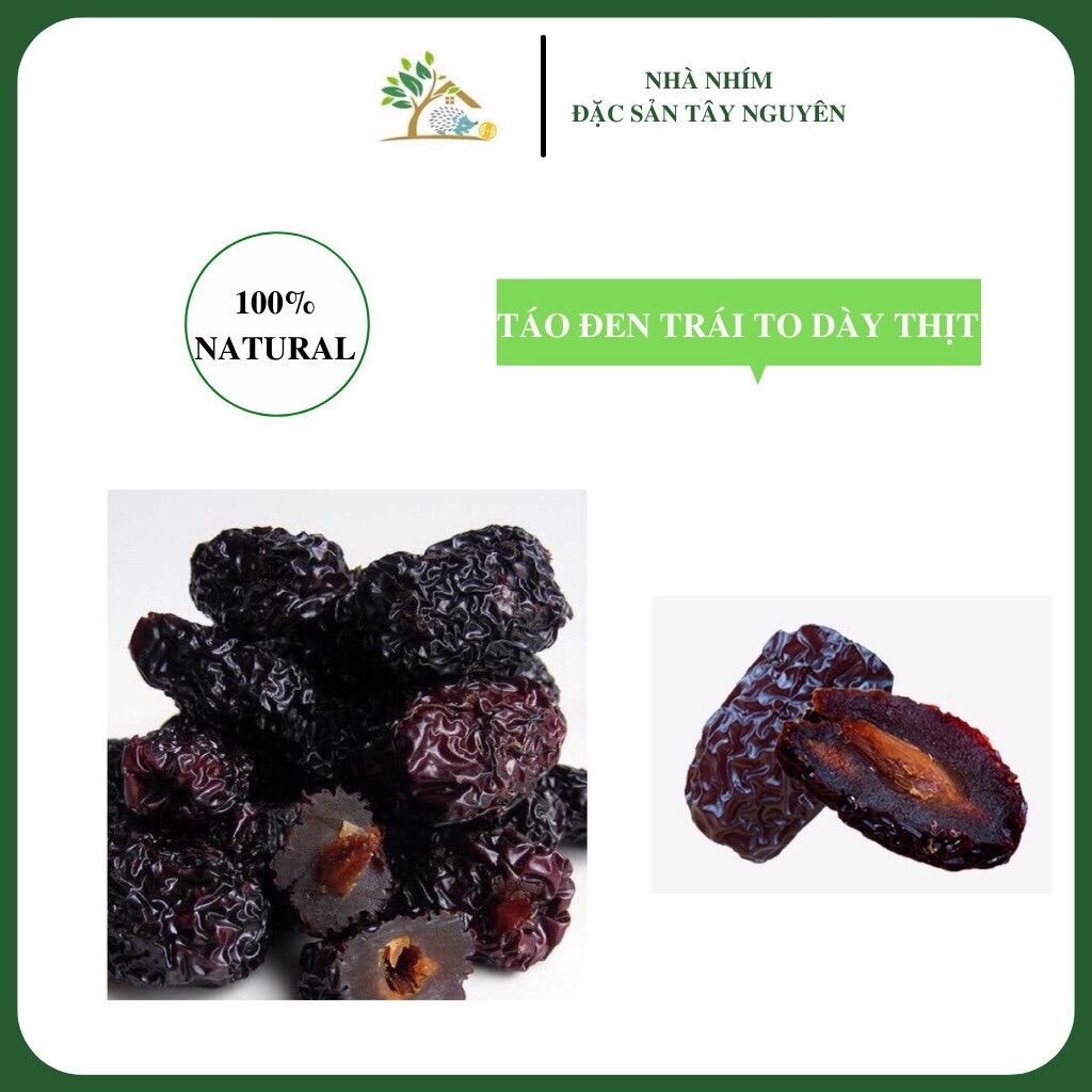 Táo tàu đen loại 1 trái to, ngon túi 1kg