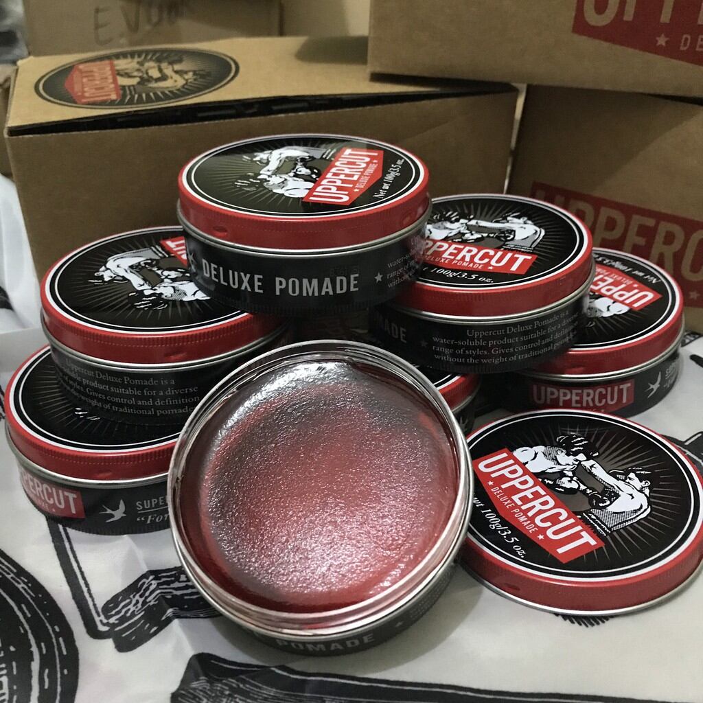 Sáp Vuốt Tóc Nam UPPERCUT DELUXE Pomade - 100gram