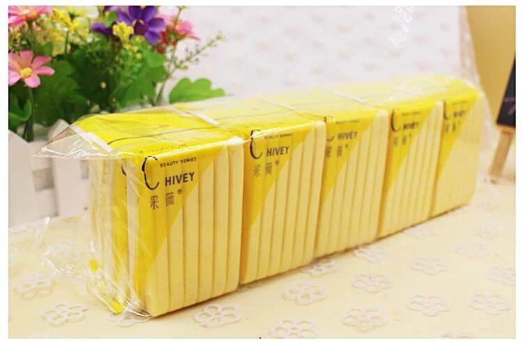 [HCM]12 miếng Bông mút rửa mặt nén Chivey