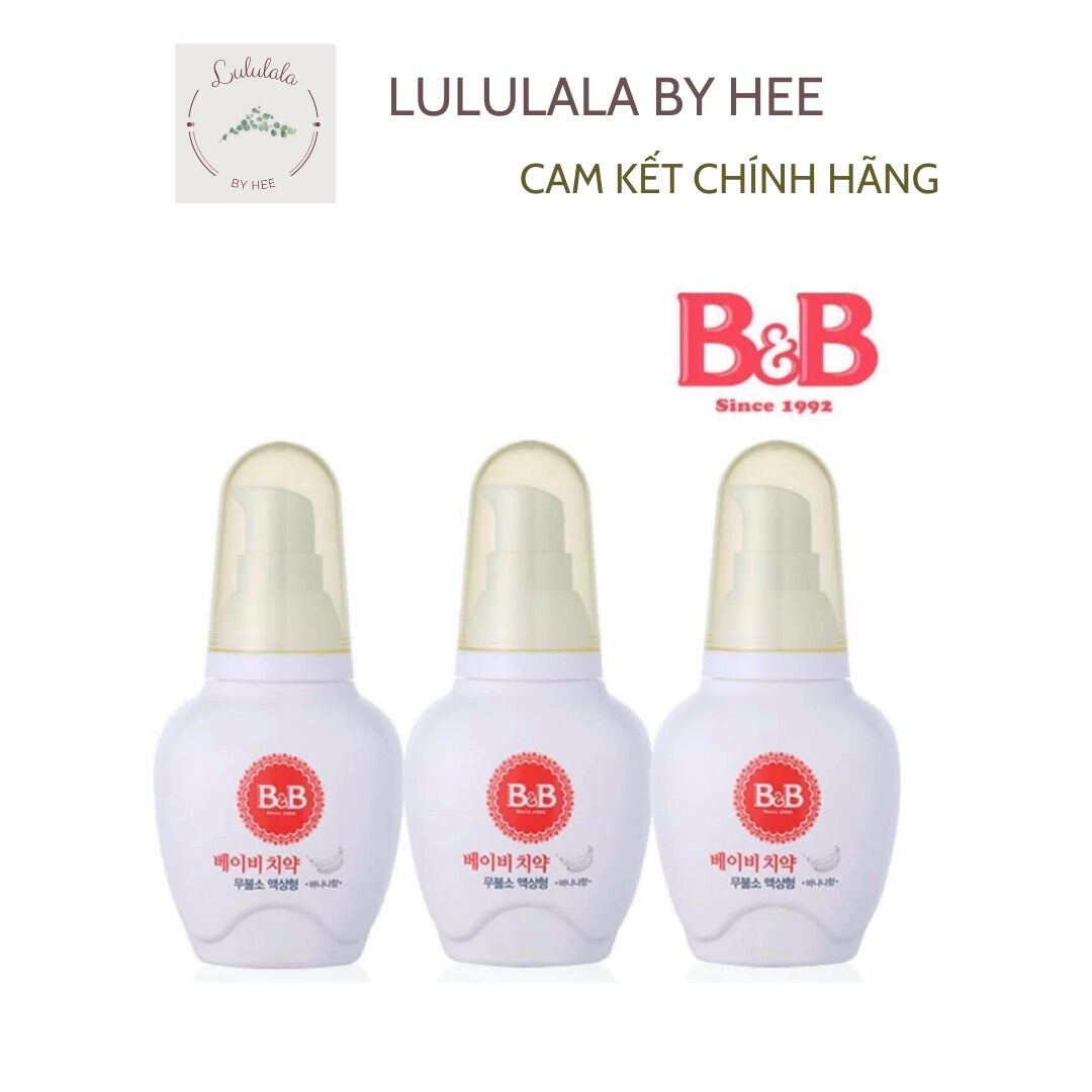 Kem đánh răng dạng gel vị chuối B&B Hàn Quốc