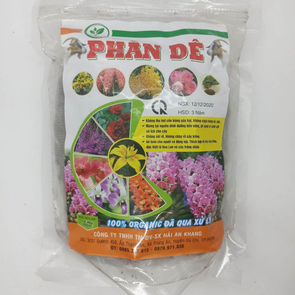 Phân Dê túi lưới tiện lợi, dùng cho Lan và cây kiểng