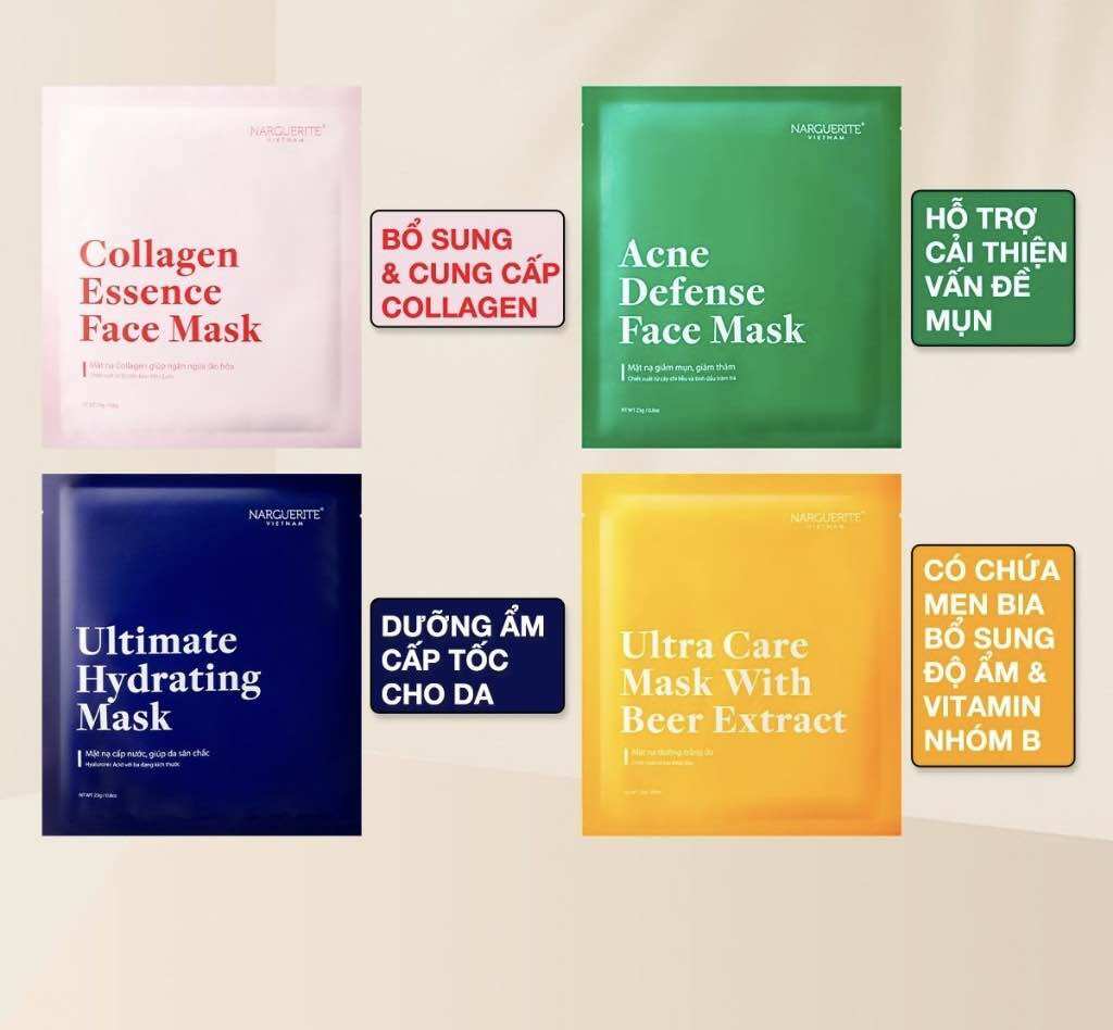 Mặt Nạ Dưỡng Da Bio Cellulose Narguerite 23g