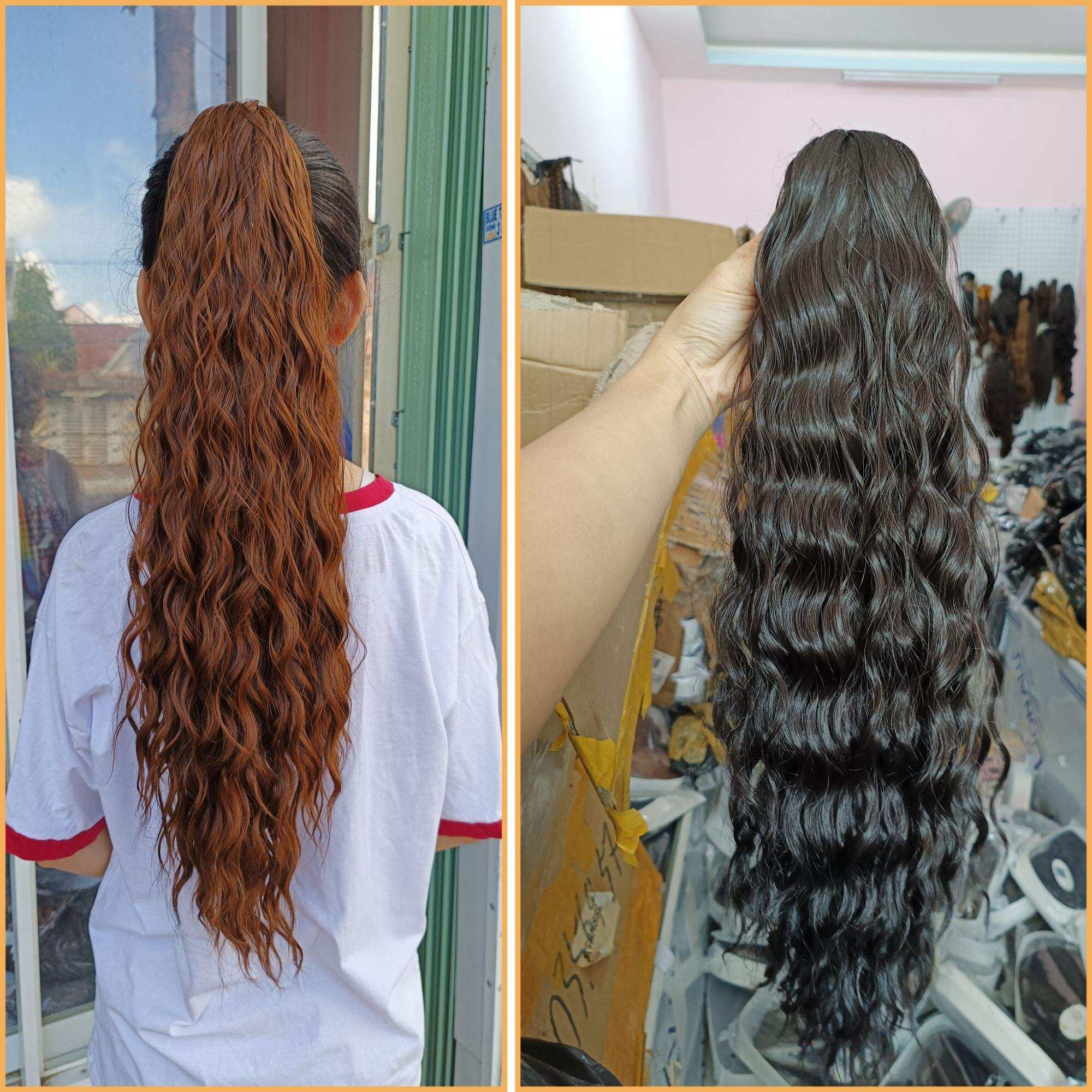 Tóc giả ngoặm [GIÁ SỐC] dáng xù đũa 65cm, đủ màu hottrend 2024