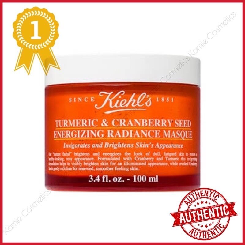 [Hcm][Bill Us] Mặt Nạ Nghệ Việt Quất Kiehls Tumeric & Cranberry Seed Energizing Radiance Masque