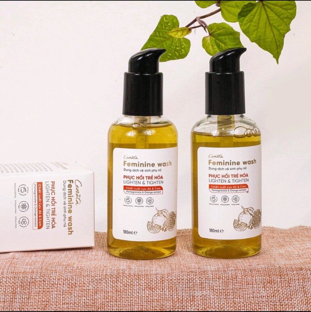 Combo 2 lọ Dung dịch vệ sinh phụ nữ Cenota mẫu mới 180ml