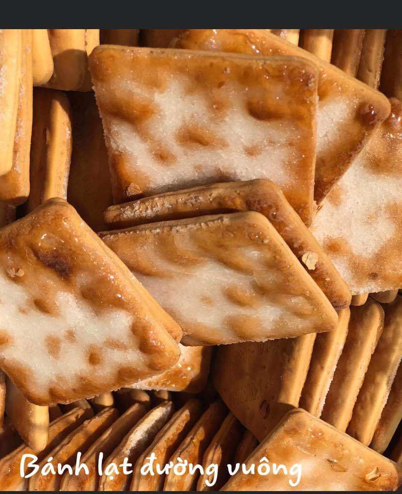 Bánh lạt đường vuông 1kg (Bánh tuổi thơ)