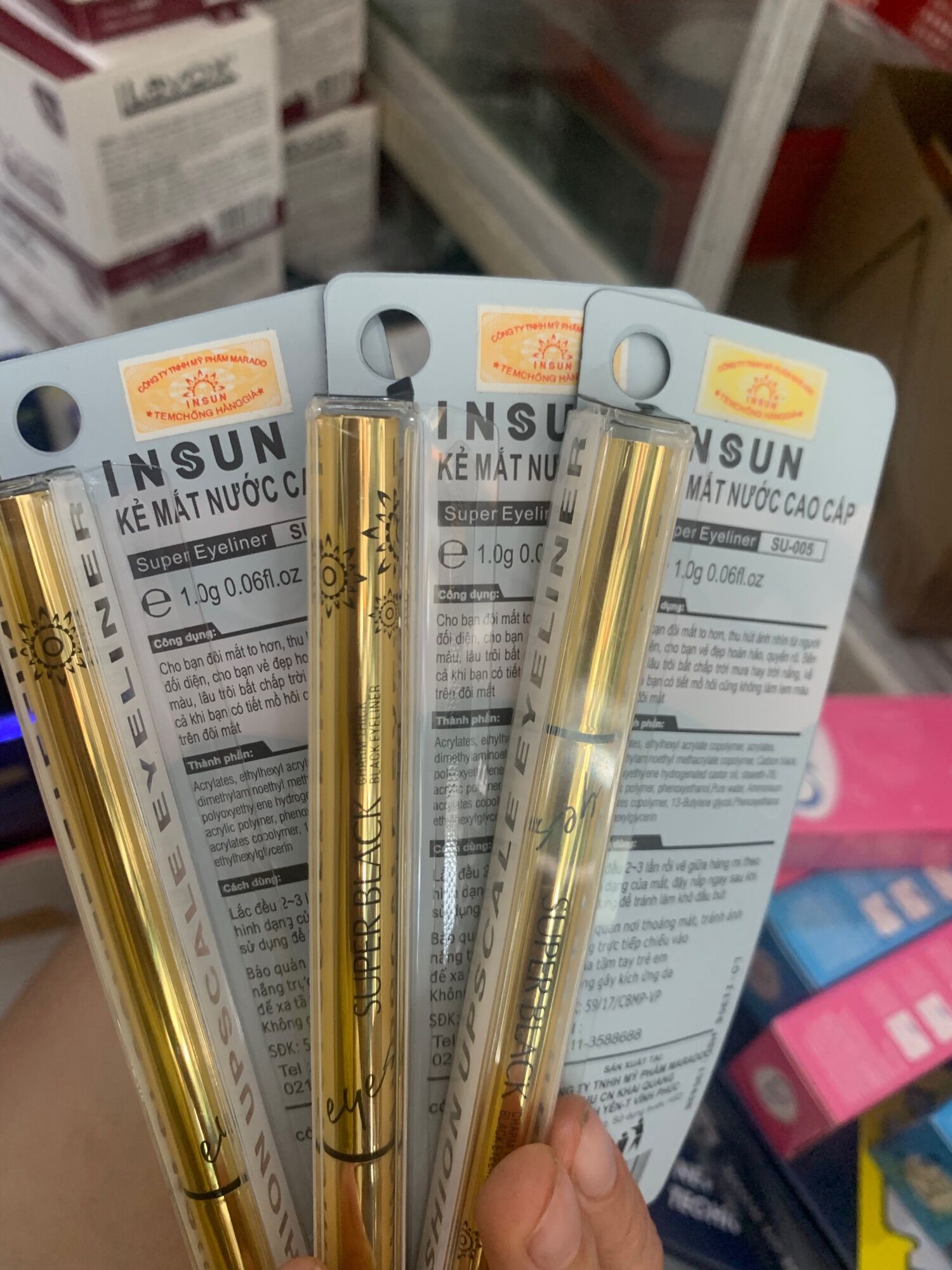 Bút kẻ mắt nước cao cấp Insun Eyeliner