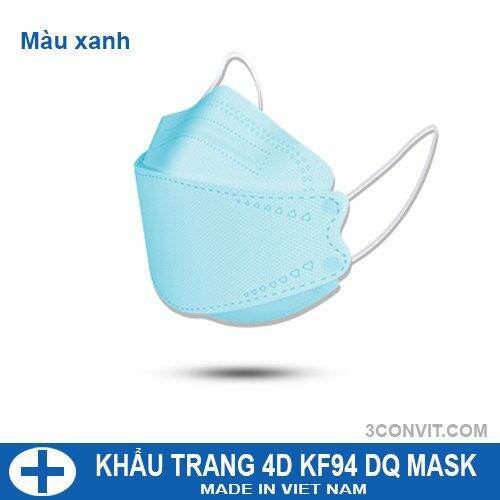 Túi 10 chiếc khẩu trang 4 lớp 4d kf94 mask