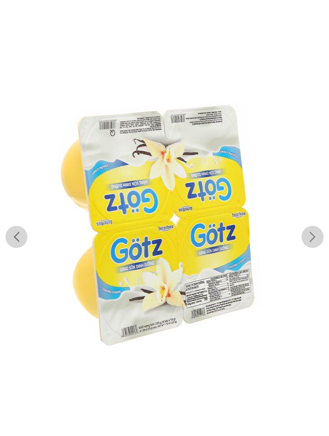 8 HỘP(  2 VỈ) VÁNG SỮA GOZT.