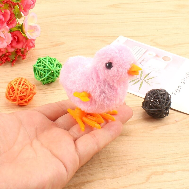 Đồ chơi gà con vặn cót biết nhảy cho bé