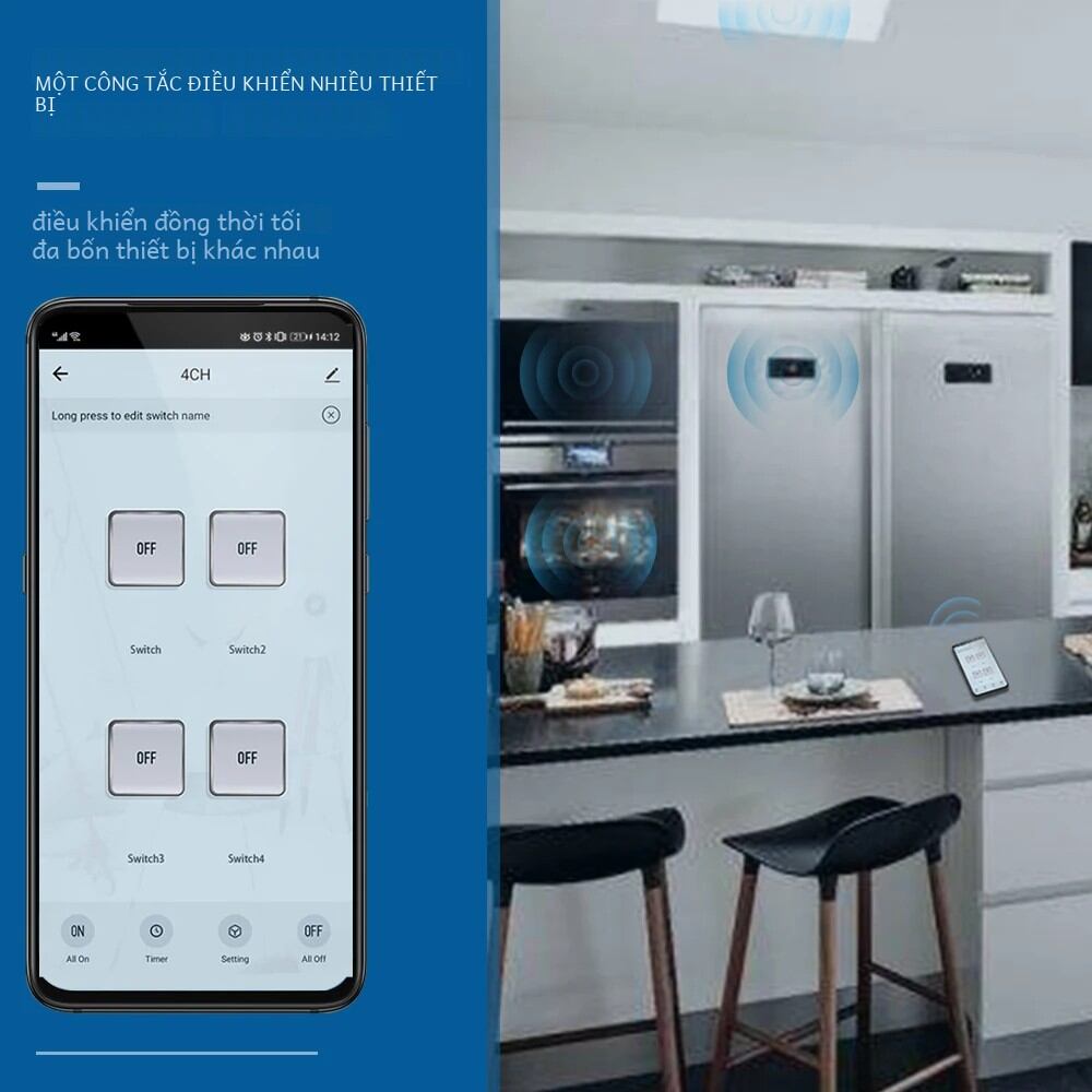 Zigbee Rơ Le Nhà Thông Minh Mô Đun Công Tắc Điều Khiển Từ Xa Không Dây 1/2/4 Kênh Tương Thích Với Zigbee Cổng Hub 7-32V 85-250V