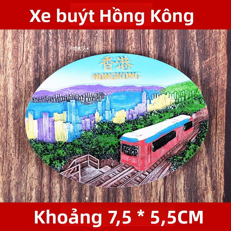 Magnetic Taiwan Travel Souvenir Fridge Magnet 3D Relief Scenic Spot Building Purple Hawthorn Flower