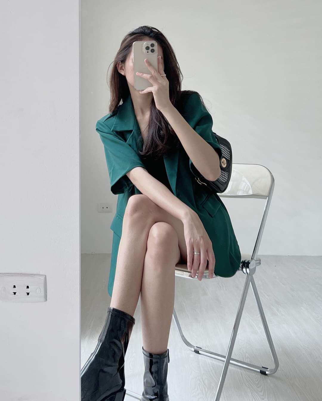 [Nhập RAISINGSTAR18, giảm 30k cho đơn 99k]ÁO KHOÁC BLAZER TAY CỘC 1 LỚP TRẺ TRUNG