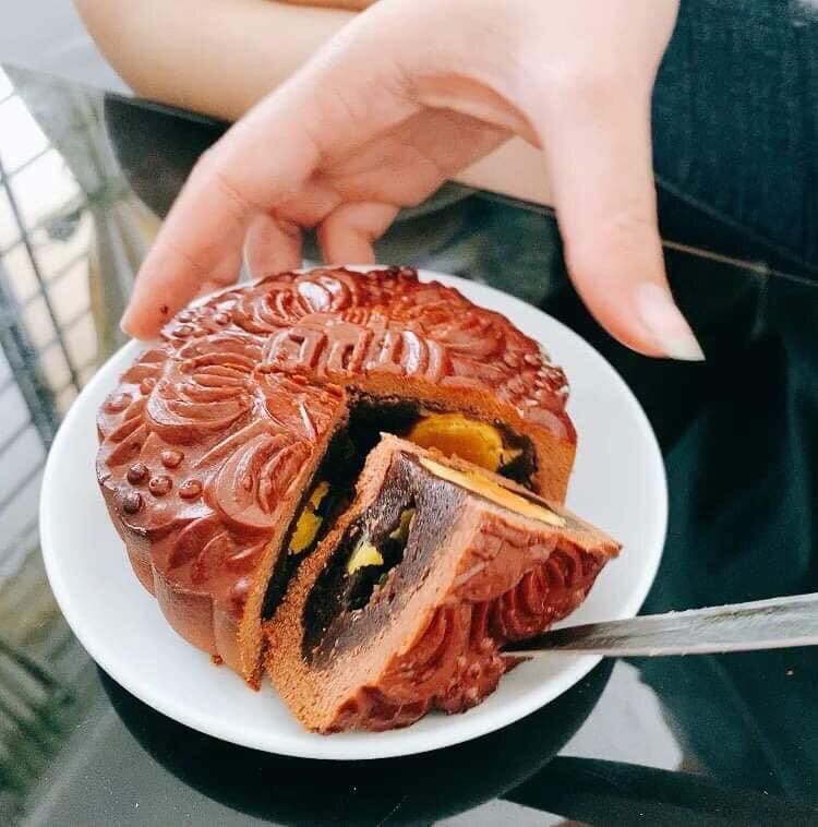 Nhân [ Sôcôla] bánh Trung Thu Tân Dân Lợi 200g 2 trứng siêu ngon