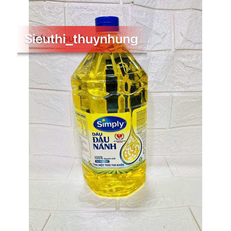 Dầu Ăn Đậu Nành Simply 1L-2L