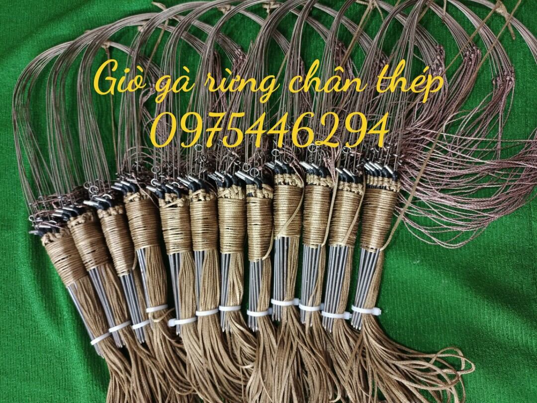 Giò bẫy gà rừng 1 bộ 20 chân