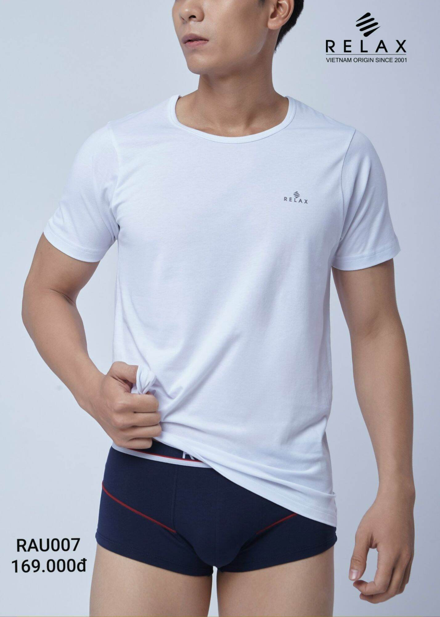 Áo lót thun cao cấp có tay relax underwear ra007