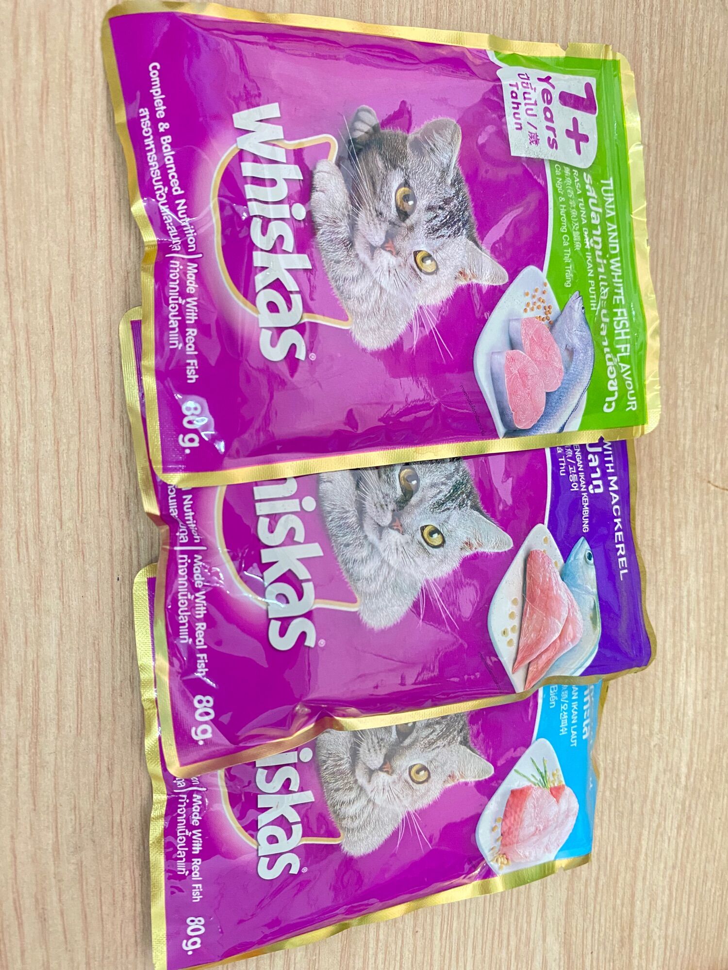 Ba tê mèo whiskas