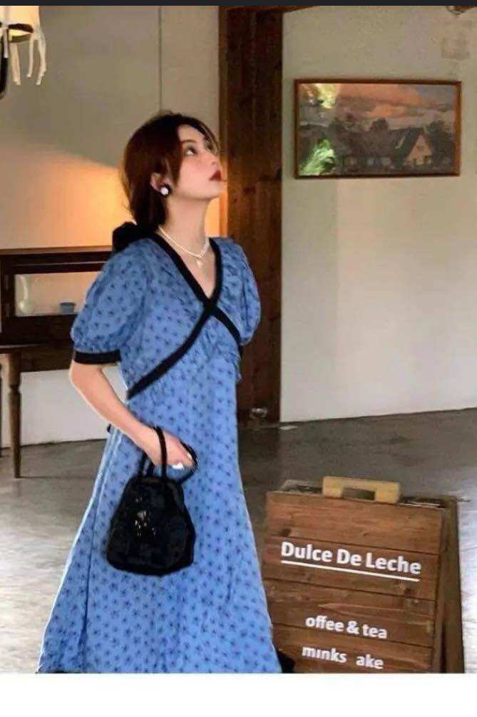 Đầm hoa maxi freesize new 99%
