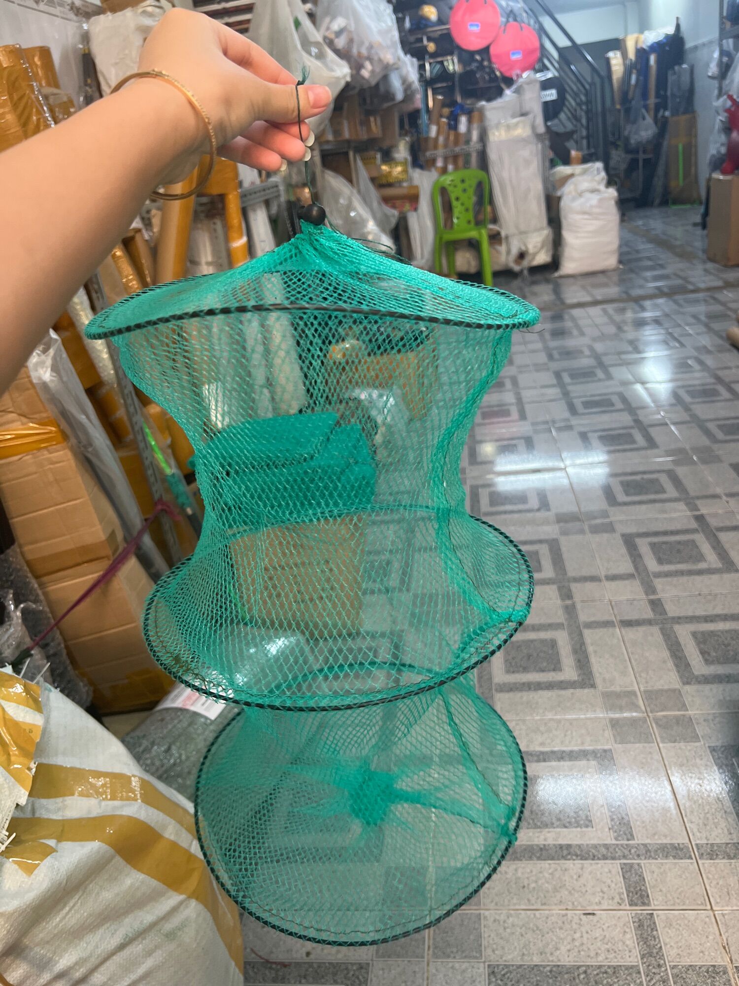 Giỏ Đựng Cá,Tôm,Tép - 3 vành siêu rẻ (THANH - 3LY.)