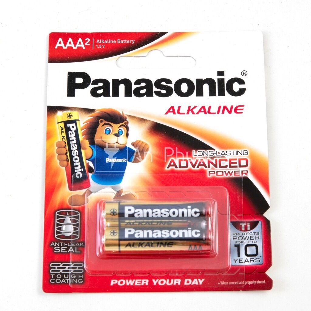 Vỉ 2 Viên Pin Panasonic AA - AAA chính hãng
