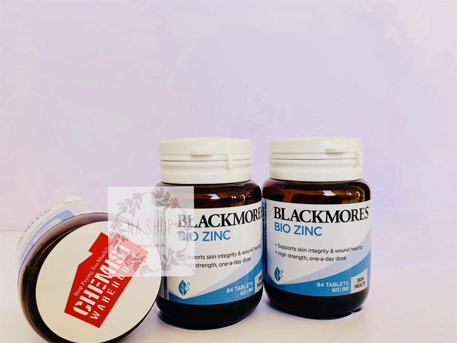 Viên Kẽm Tự Nhiên- Blackmores Bio Zinc 84 Viên Tem Bill chemist chuẩn Úc