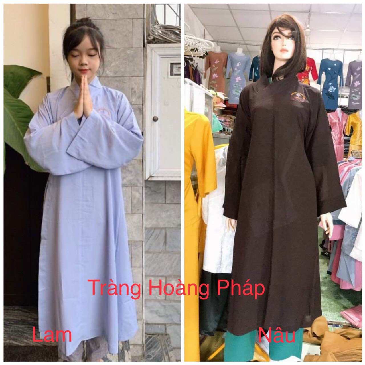 Áo Tràng Đi Chùa _ Vãi kate