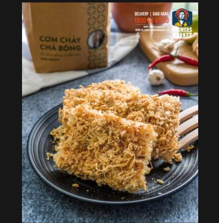 cơm cháy chà bông rộp rộp combo 4goi
