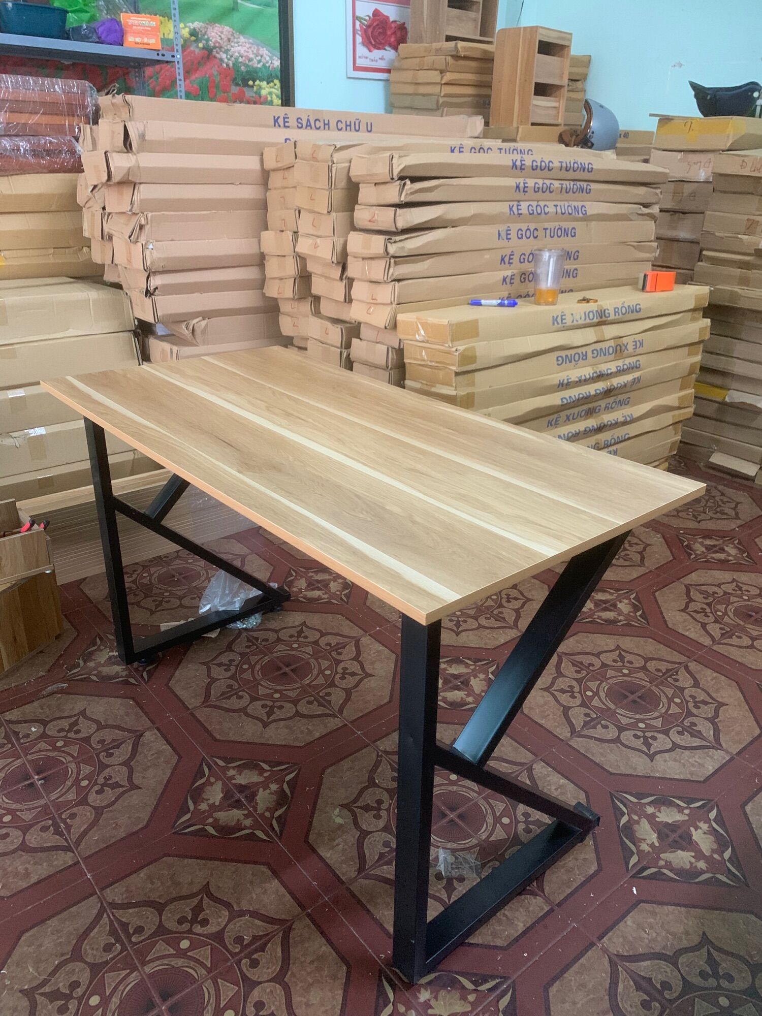 BÀN LÀM VIỆC CHỮ K LOẠI 1 (120*60)