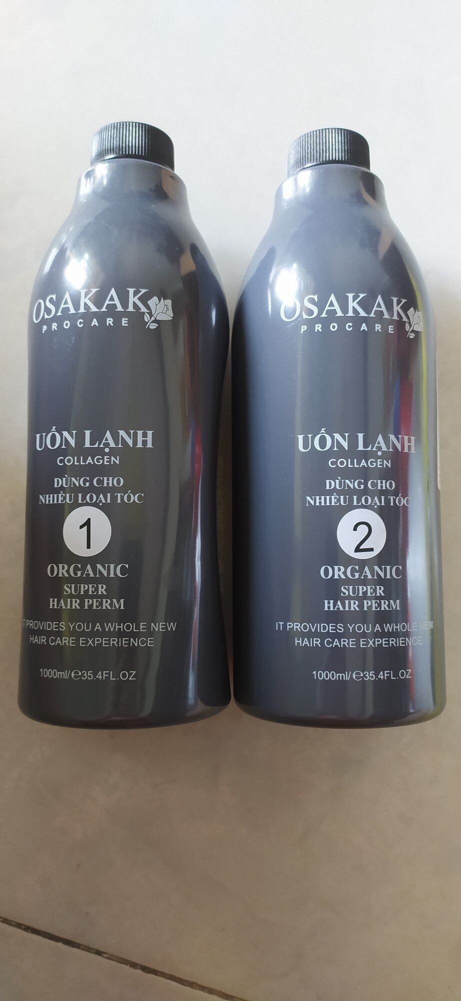 Uốn lạnh Osakak 1000ml mẫu mới uốn số 1 + dập số 2