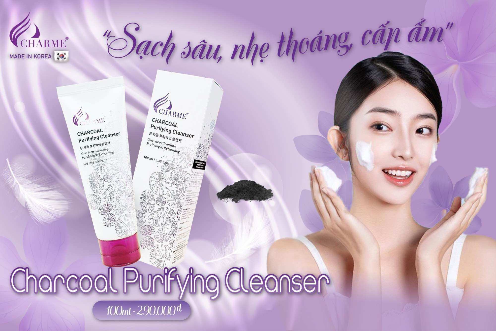 Sữa Rửa Mặt Than Chame Organic Charcoal 100ml