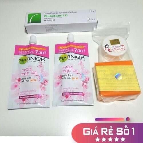 Combo 5 bộ kem 5 món thái lan