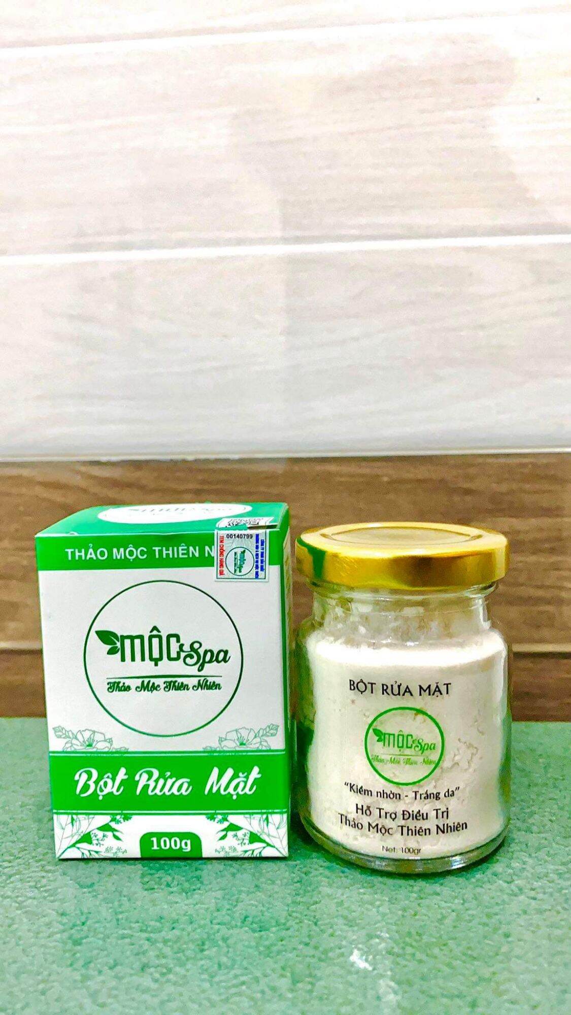 bột rửa mặt mộc spa