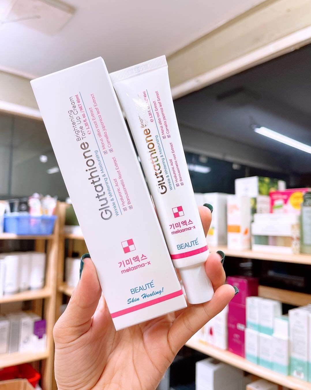 [Hoàn Tiền 8%]Kem Dưỡng Trắng Da Melasma Glutathione Brightening TONE UP Cream