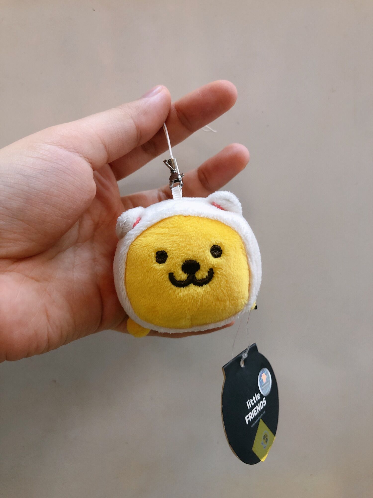 Gấu bông đào rian tsum móc khoá chính hãng