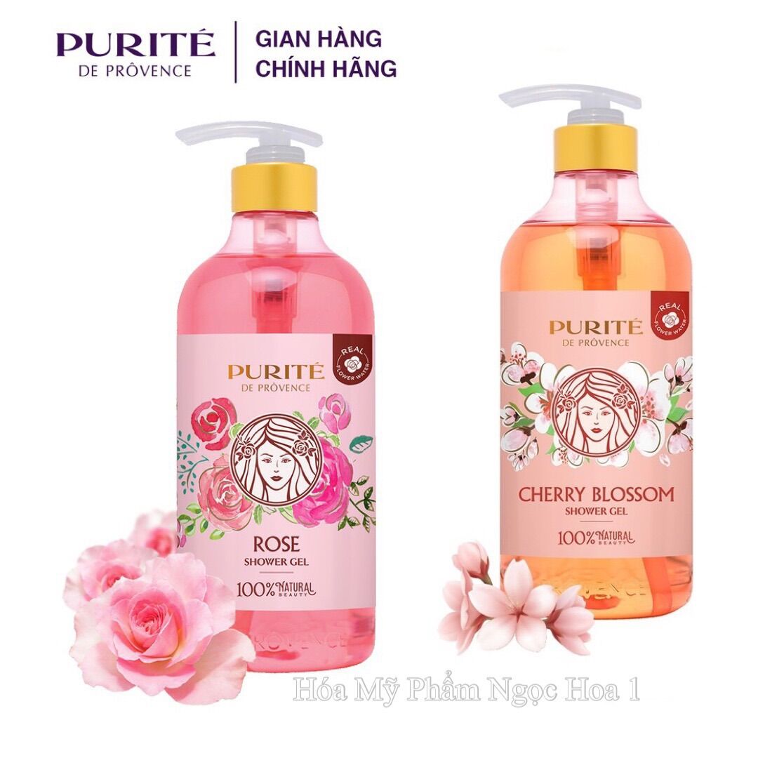 Sữa tắm thiên nhiên purité 850ml