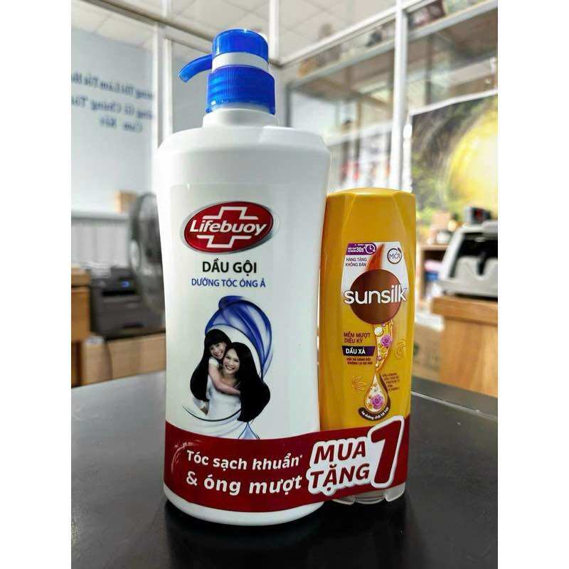 Dầu gội Lifebuoy Dưỡng tóc óng ả/ Mềm mượt & kháng khuẩn 640g tặng chai 140g