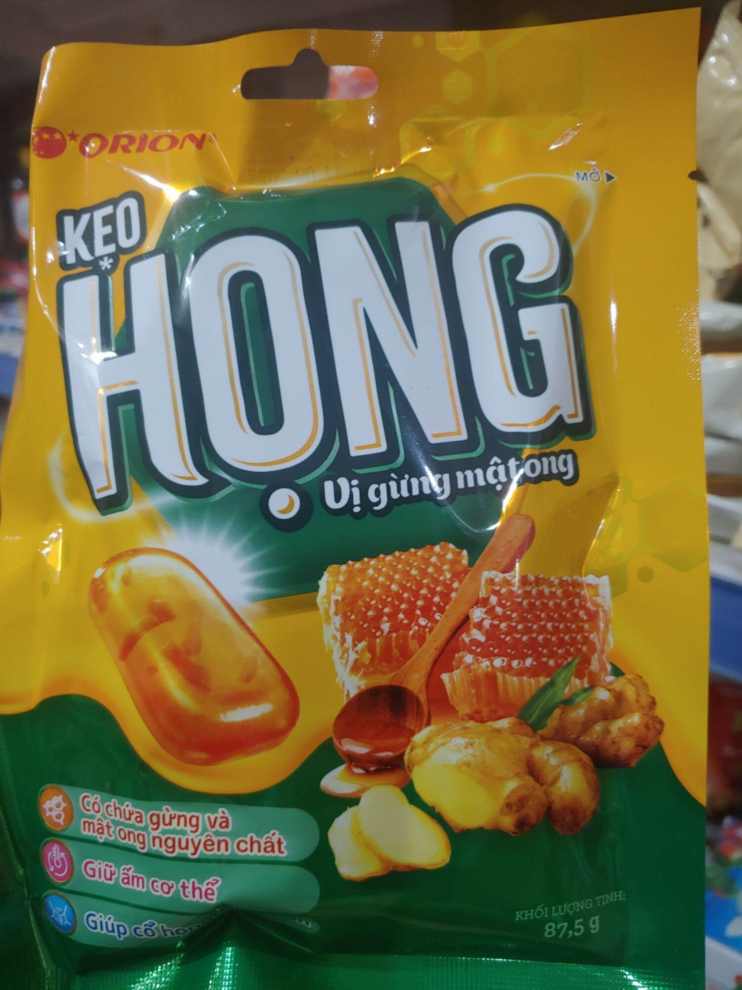 Kẹo Họng vị quất mật ong