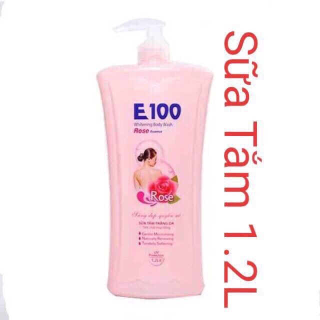 "Chai lớn" SỮA TẮM E100 SILKY Chai 1,2ML