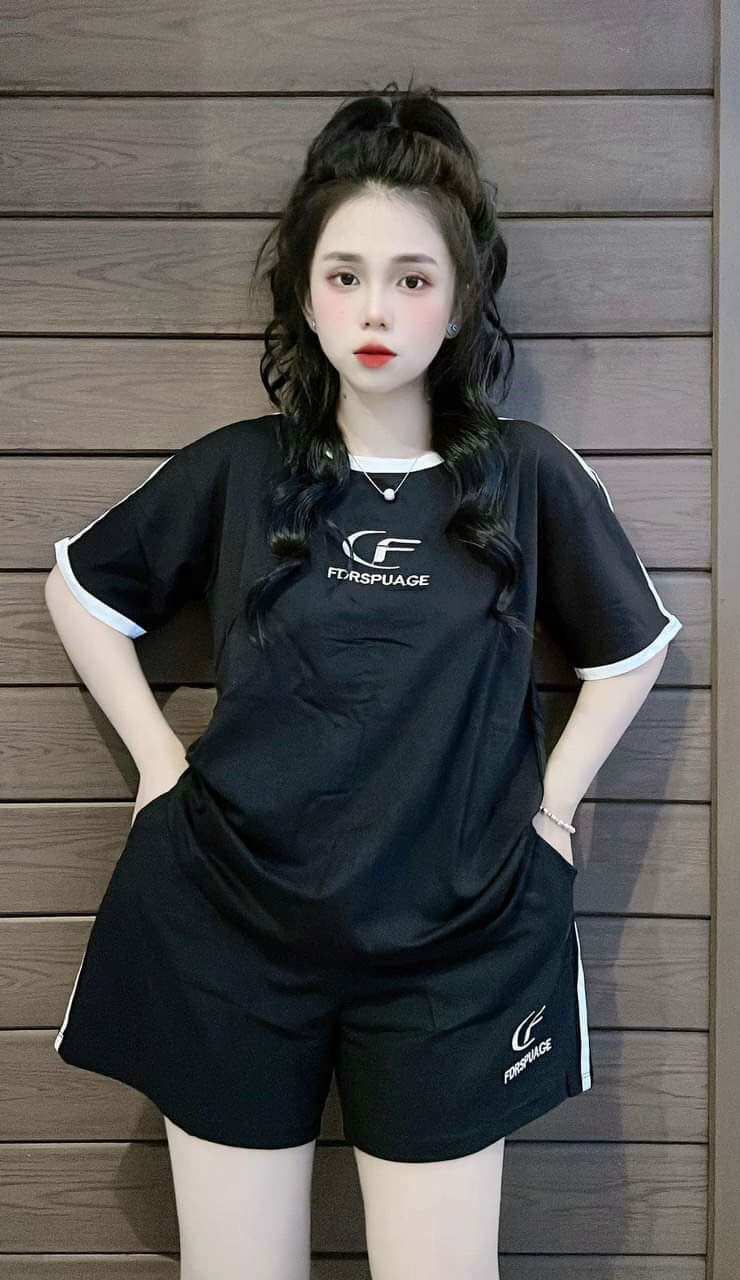 SÉT BỘ SHORT COTTON THÊU CAO CẤP