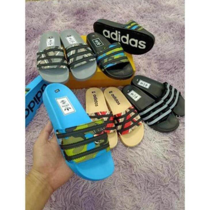 Dép quai ngang adidas - dép lê hình ảnh + vi deo thật