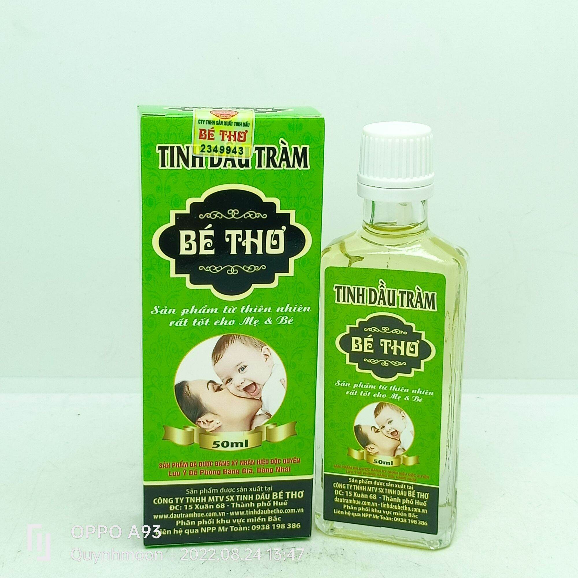Tinh dầu tràm bé thơ 50ml