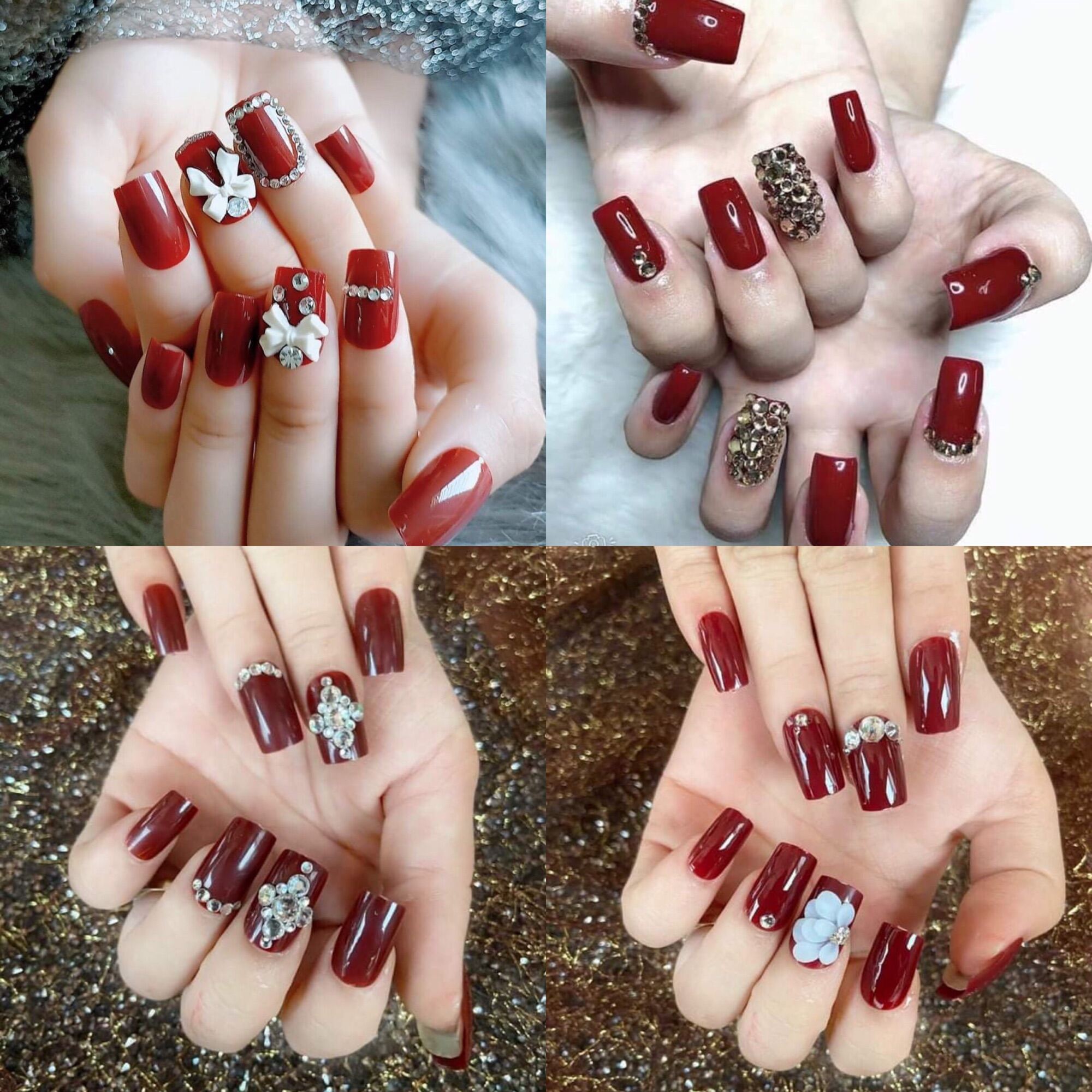Tổng hợp mẫu nail màu đỏ đất thời thượng dành cho các quý cô | IVY moda