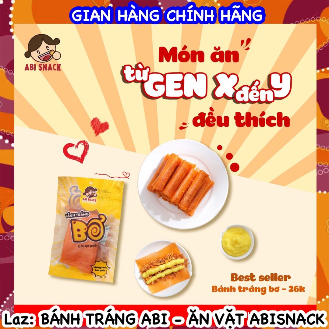 Bánh tráng bơ gà Abi